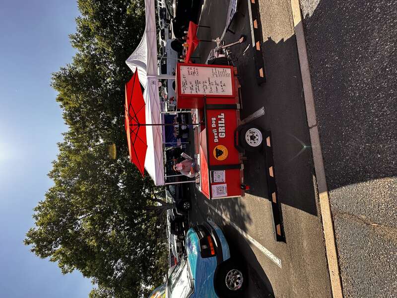 Devil Dog Grill set up at a community event