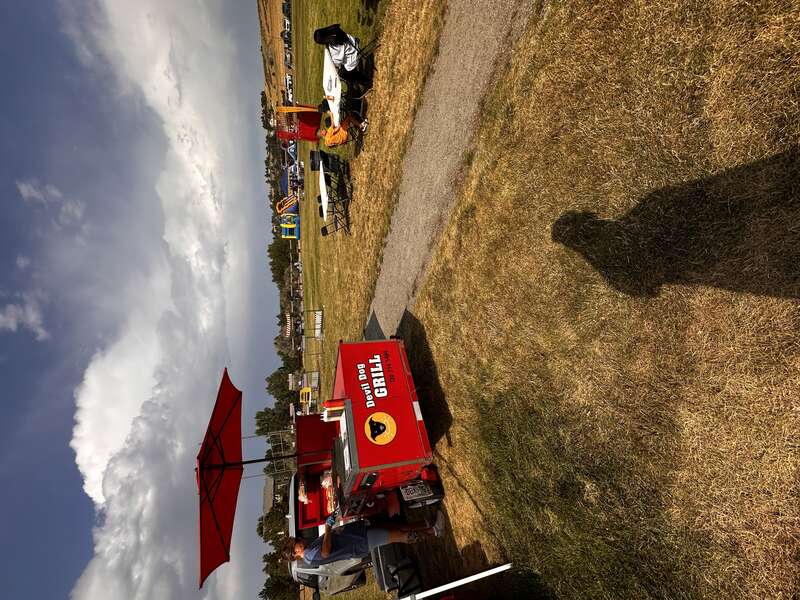 Devil Dog Grill wide angle view at event